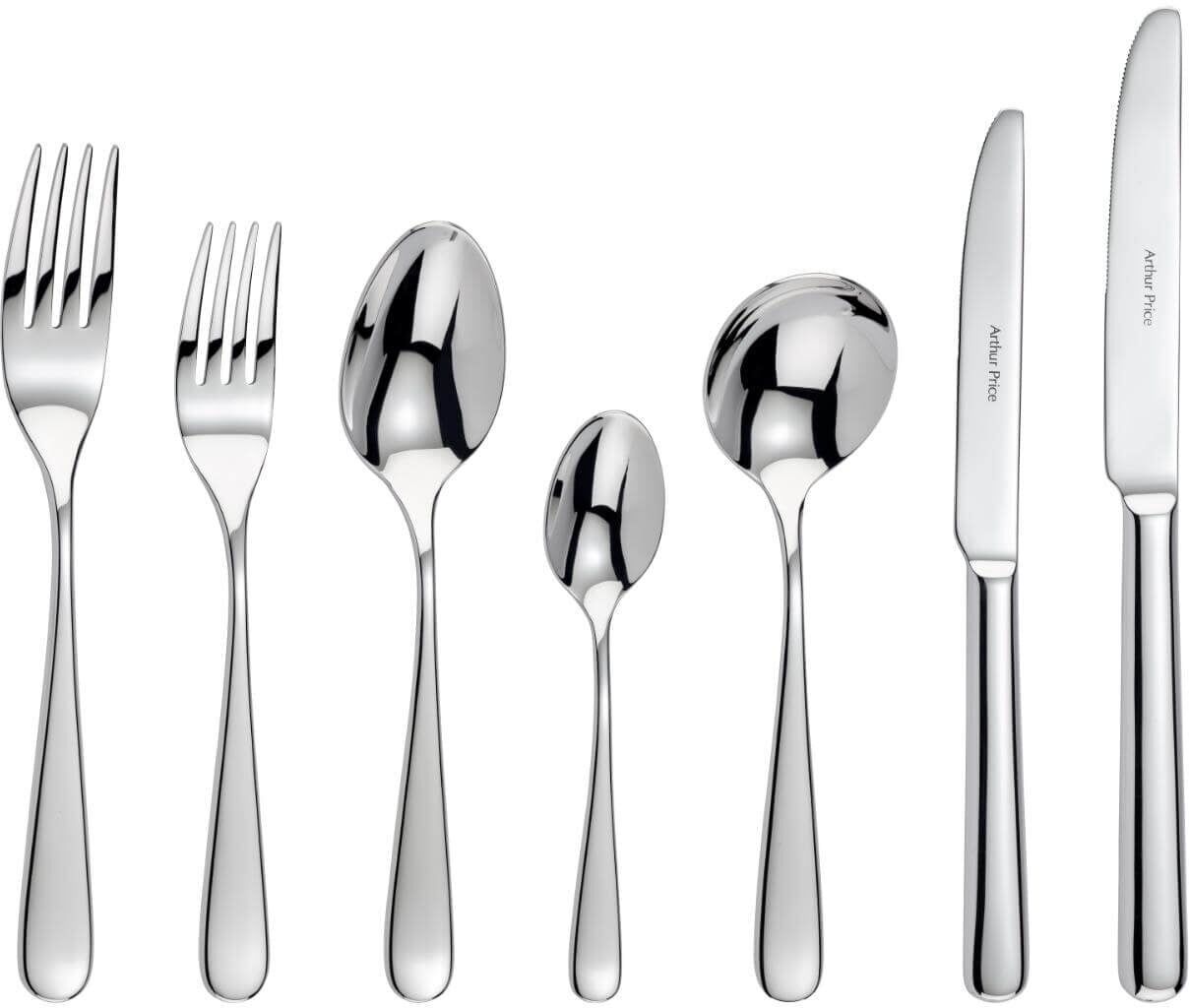 Arthur Price Pisa Stainless Steel Cutlery Set - 42-Piece