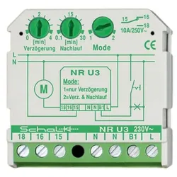 Schalk Nachlaufrelais NRU309 mit Einschaltverzögerung 230V UP