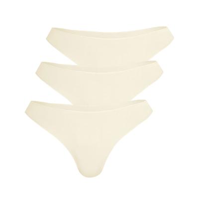 String NINA VON C. "3er Pack Damen String Secret", Damen, Gr. 38, beige (champagner), Obermaterial: 95% Polyamid PA. 5% Elasthan EL., Unterhosen String