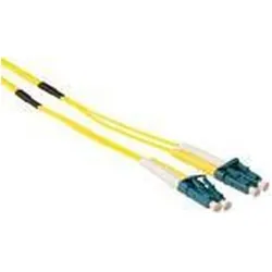 ACT 10 meter Singlemode 9/125 OS2 duplex ruggedized fiber cable with LC connectors (10 m), Netzwerkkabel