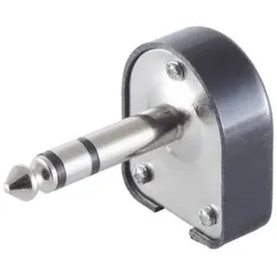 Klinkenstecker Stereo 6,3mm, Winkelausführung