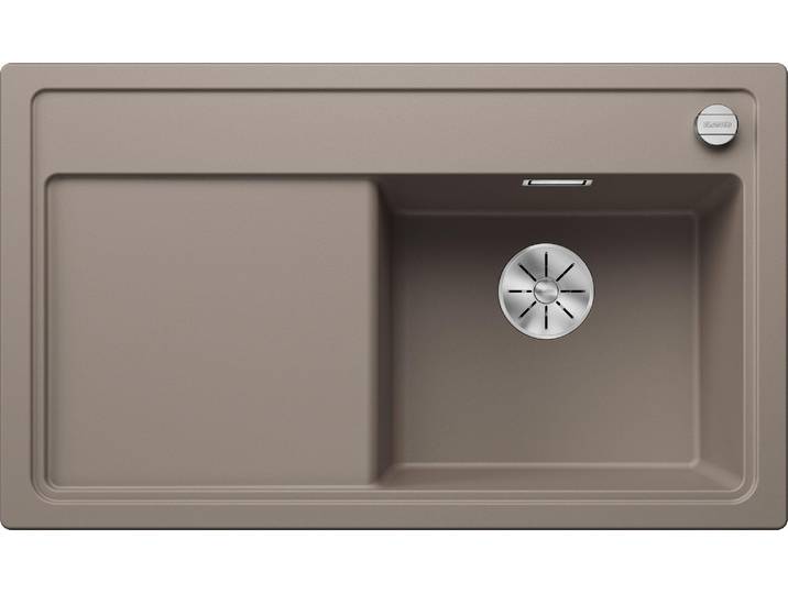 BLANCO ZENAR 45 S, Schrankwaschbecken, Silgranit, Beige, Links, 45 cm, Deutschland
