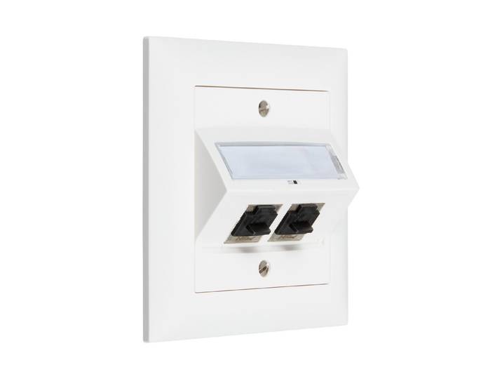 Feller UP-Steckdose 2xRJ45 S-One