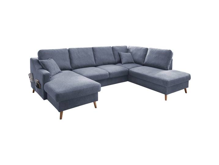 Wohnlandschaft Valentina Blau Struktur