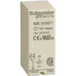10 Stk. Schneider Electric Schnittstellenrelais RSB1A160F7