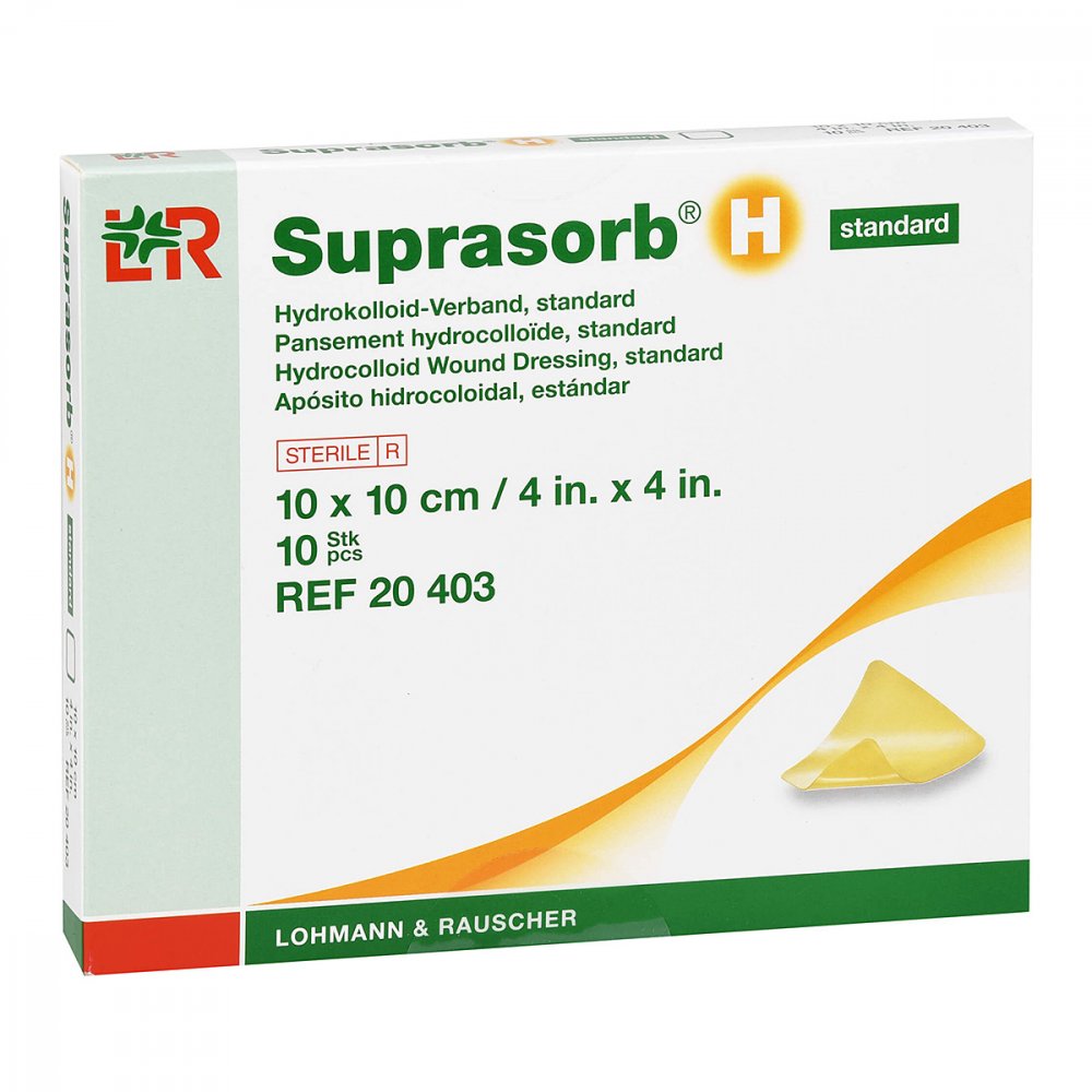 Lohmann & Rauscher GmbH & Co.KG Suprasorb H Hydrokoll.verb.standard 10x10 cm 15563298