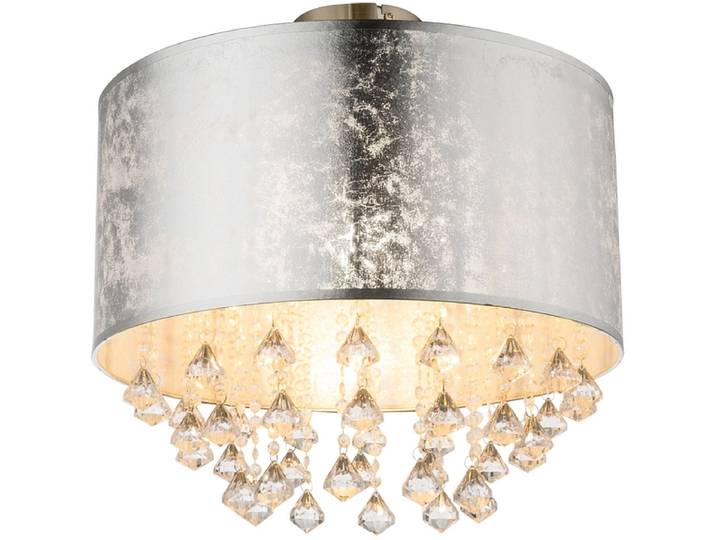 Deckenlampe AMY 40cm 60W silberfarben
