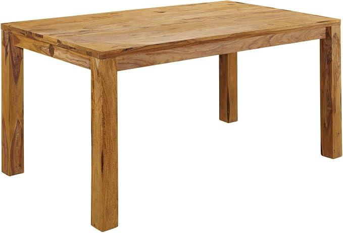 Silecomplaza Esstisch Sheesham braun geölt Nature Brown #812