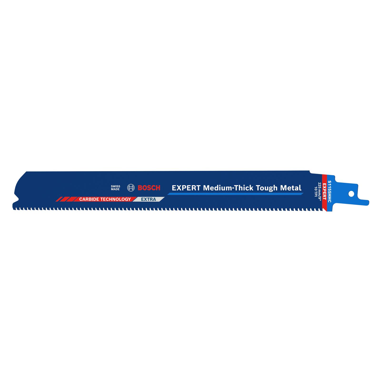 Bosch Professional Zubehör EXPERT S1155HHC Medium-Thick Tough Metal Säbelsägeblatt (2608902323)