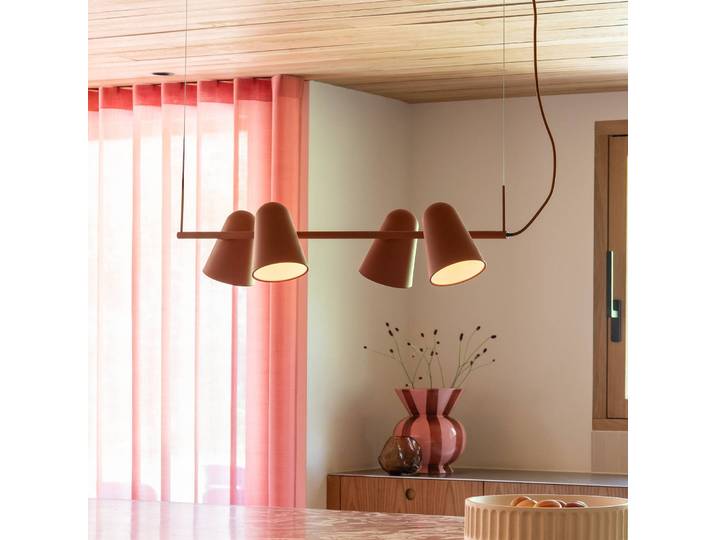IT´S ABOUT ROMI Hängelampe Salamanca, dimmbar, terracotta, für Wohn- / Esszimmer, Metall, Modern, Pendelleuchte