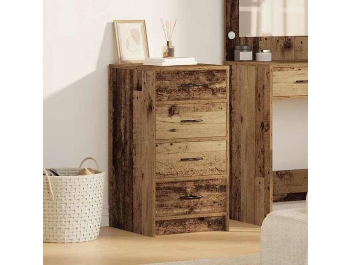 {Marron}Buffet bahut - Moderne-design - bois d'ingénierie - bois ancien - 40x41x75 cm 43bcn27p