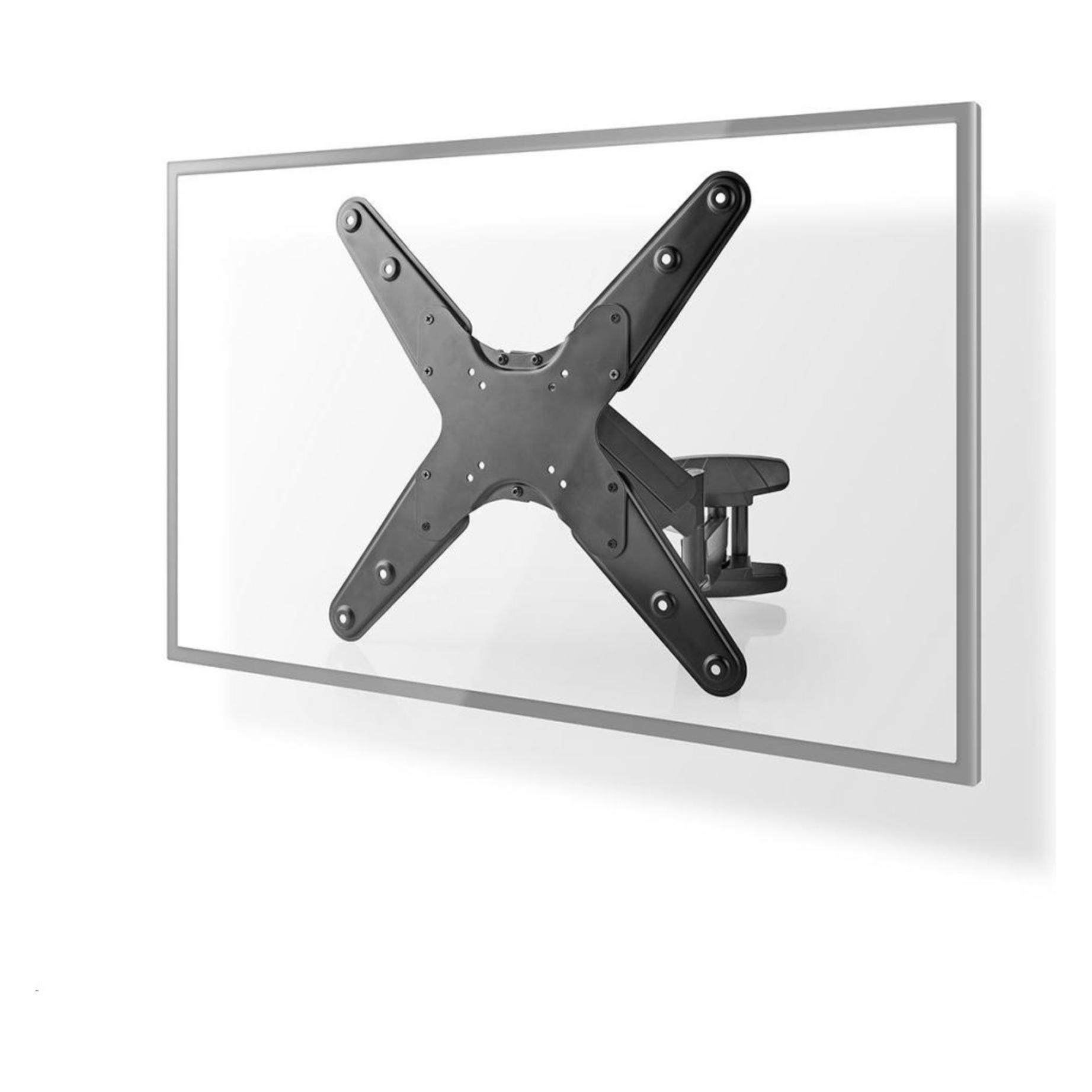 Nedis Schwenkbare TV-Wandhalterung, 23-55" (Wand, 30 kg, 23" - 55") (TVWM2732BK)