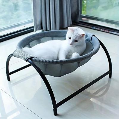 Uplifted Goods Breathable Cooling Cat Hammock Bed white 43x43x24cm