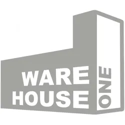 WH1 FACTORY Die Cut Aufkleber ice grey - 10cm