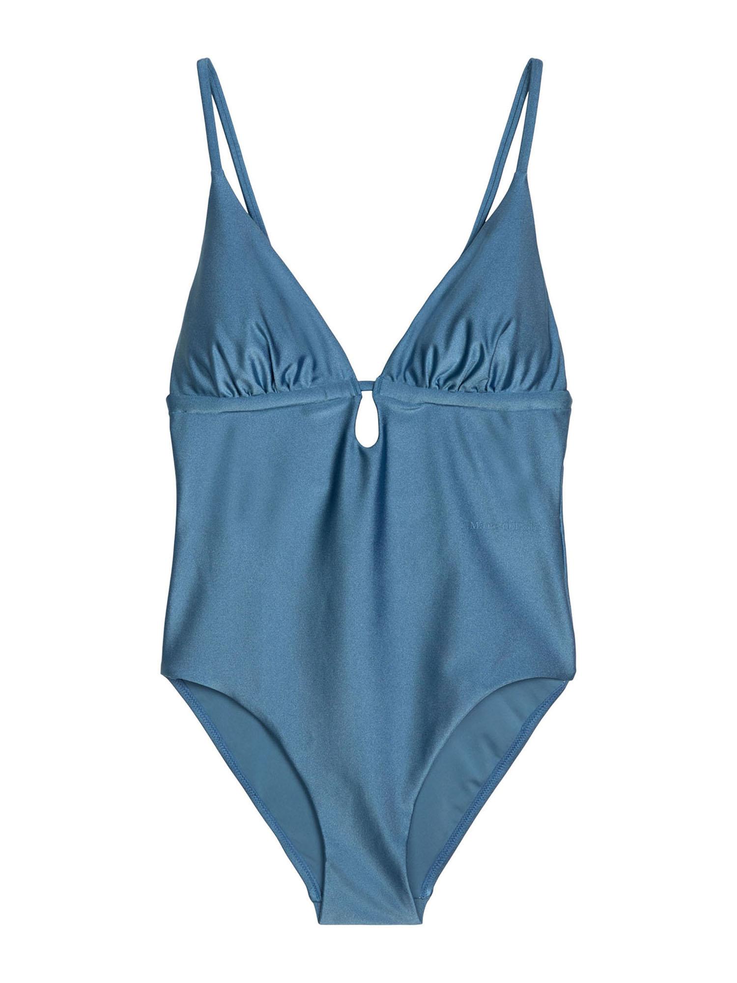 Marc O'Polo Damen Badeanzug ShinySchwimmanzug, Einteiler, Bademode