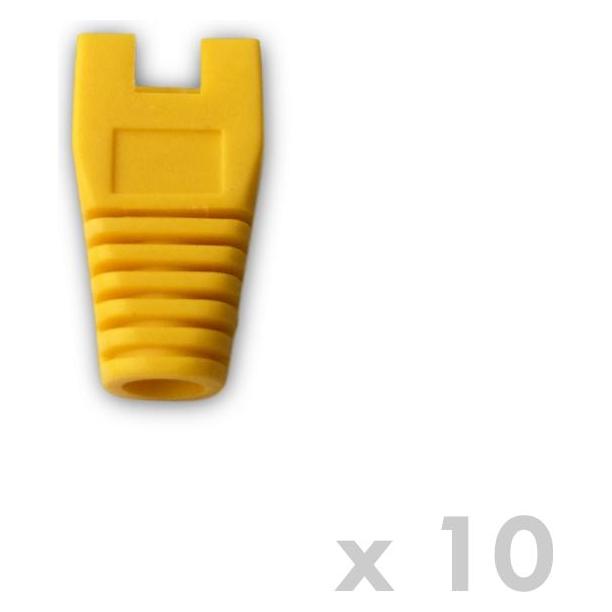 Datacom Protection RJ45 with YELLOW cutout (10pcs) (50271006052)