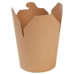 BIOZOYG 50 Stück Nudelbox-To-Go 650ml Take-Away-Schachtel Asiabox Foodbox aus Kraftkarton Nudelbox biologisch abbaubar umweltfreundlich Essensbox