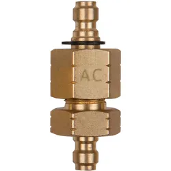 KS Tools Doppel-Adapterstück M14x1,25 Innen- und Außengewinde und 1/4" Schlauchanschluss - 150.2653