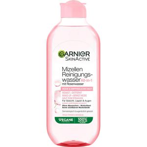 Garnier Mizellenwasser Reinigungswasser All-in-1, mit Rosenwasser, für empfindliche Haut, 400 ml