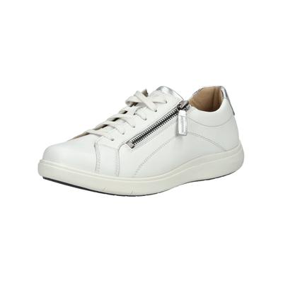 Sneaker JOSEF SEIBEL "Josef Seibel Sneaker Leder", Damen, Gr. 40, weiß, Leder, Schuhe Sneaker