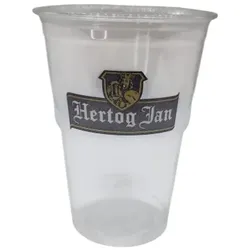 800 Ausschankbecher "Hertog Jan" 400 ml PET Ø 95x125 mm klar Clear Cup Becher