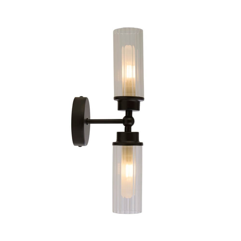 Searchlight Imperial 2-lichts wandlamp zwart