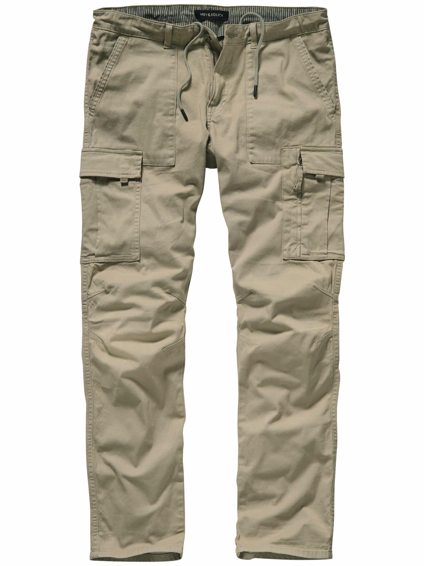 Mey & Edlich Herren Columbus-Cargo Grau 98 % Baumwolle, 2 % Elasthan