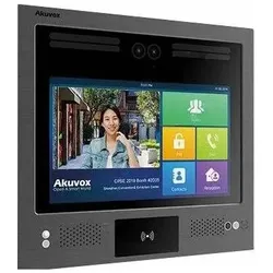 Akuvox, Klingel + Türsprechanlage, Video-TFE X916S Main Body, starlight camera, card reader, Android, black (Ethernet, Kabelgebunden, WLAN)