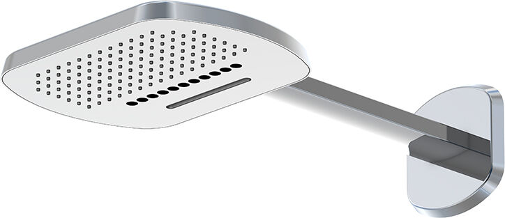 Steinberg Serie 390 Ensemble de douche de tête Wall Rain 3907723 551x300x142mm, 3 modes de jet, chromé