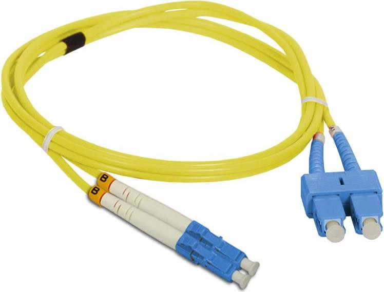 Alantec SM Patchkabel LC-SC dubbelkern 9/125, 1,0 meter