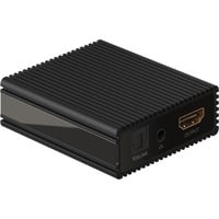 HMDI-Audio-Extractor 4K @ 60 Hz, HDMI Splitter schwarz