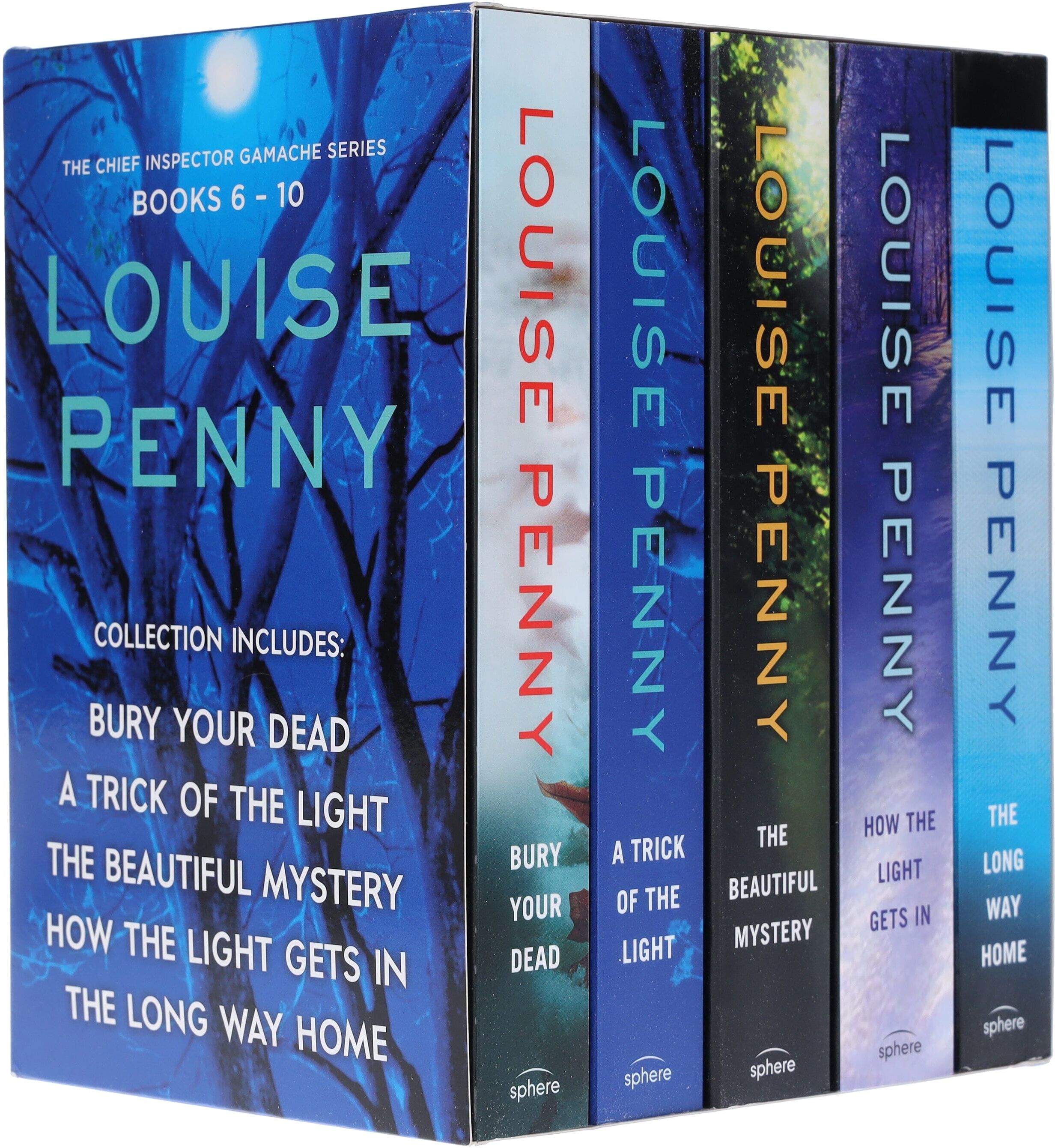 Chief Inspector Gamache Mystery Series (Book 6-10) by Louise Penny: 5 Books Collection Set - Fiction- Paperback Sphere