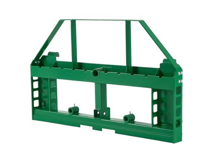 VEVOR Cadre de Fourche à Palette pour Chargeuse Compacte\, 1270 mm\, Charge 1814 kg\, avec Récepteur d'Attelage 50\,8 mm\, Manchons de Lance\, Compatible Tracteur Spécifique Montage Rapide\, Cadre Uniquement