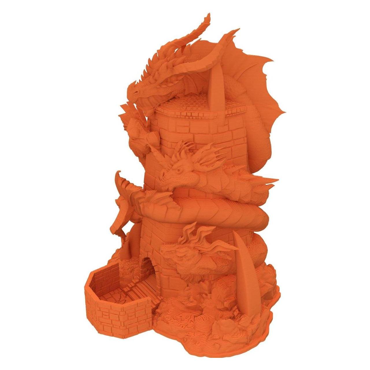 Feldherr Fates End Dice Tower Tiamat orange - 3D Würfelturm Tabletop DND (Kunststoff) (377114)