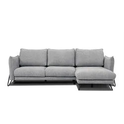 ECKSOFA HOSTEN 4-Sitzer, grau