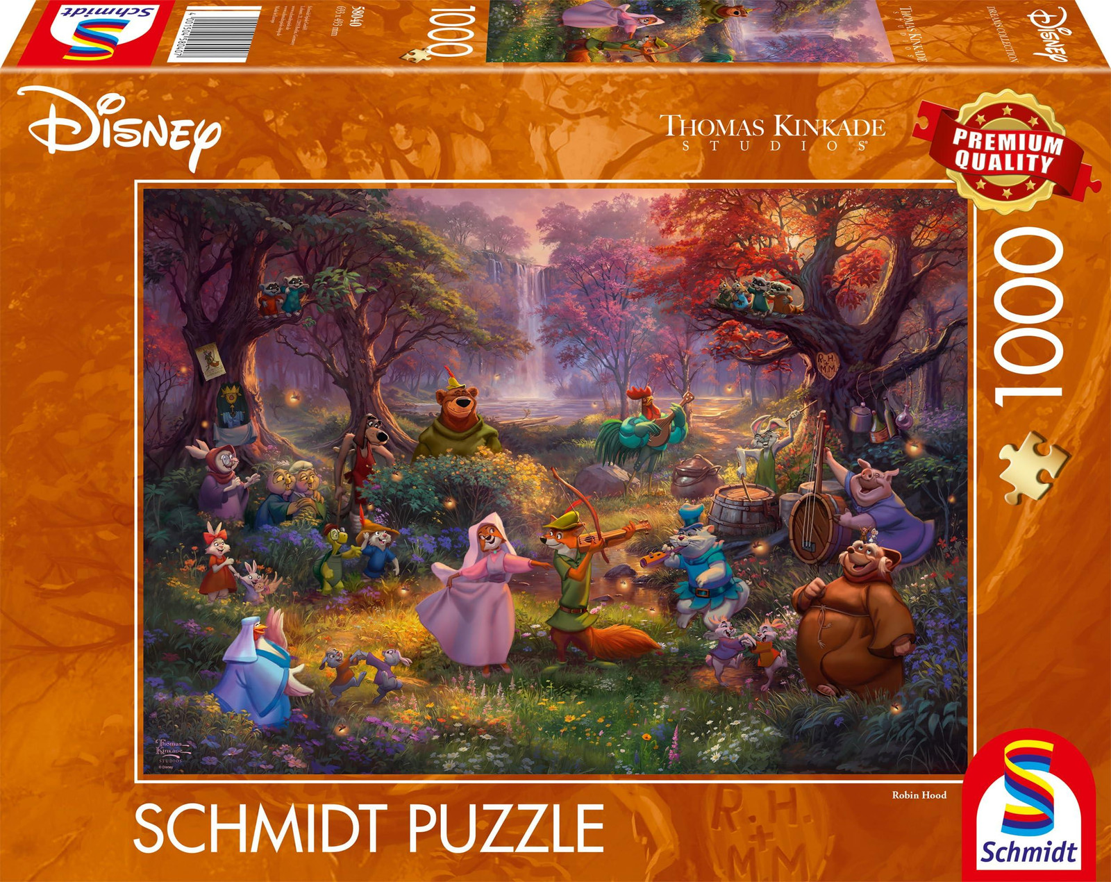 Schmidt Spiele Thomas Kinkade Studios Disney Robin Hood Puzzel 1000 stukjes