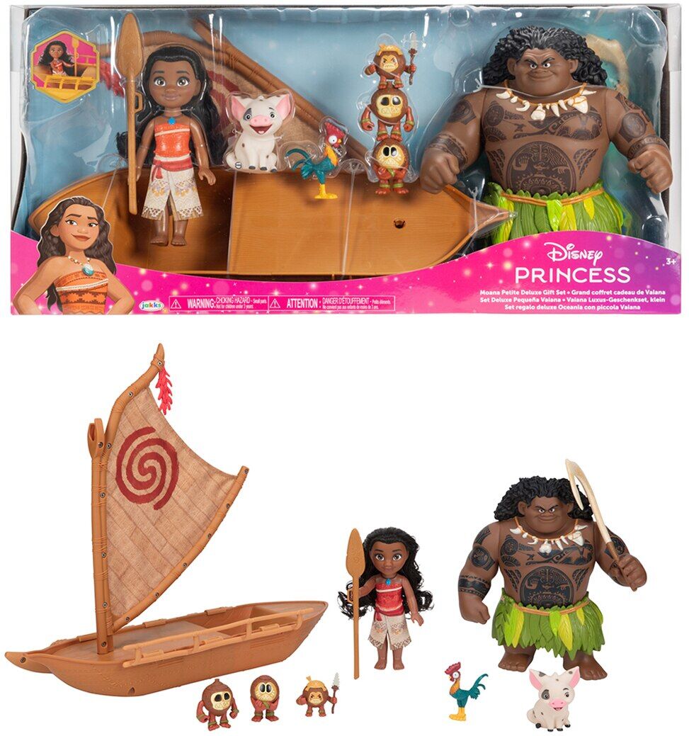 Jakks Pacific Set de Regalo Vaiana y Amigos 15 cm .