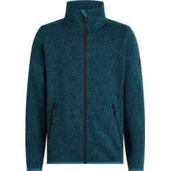 McKINLEY Ju.-Fleece-Jacke Skeena IV B MELANGE/BLUE PETROL, MELANGE/BLUE PETROL, 128
