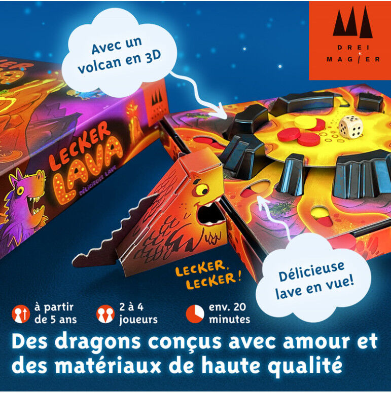 Drei Magier Spiele Délicieuse Lave - Schmidt