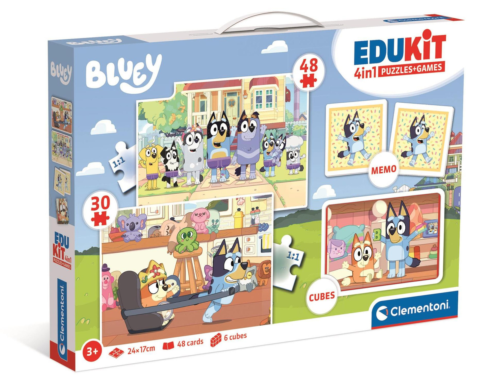 Clementoni Edukit 4-in-1 Bluey educatieve set 18320