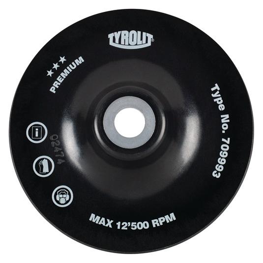 Tyrolit Stützteller Fiberscheiben PAD UNI Ø 125 mm M14 hart (709993)