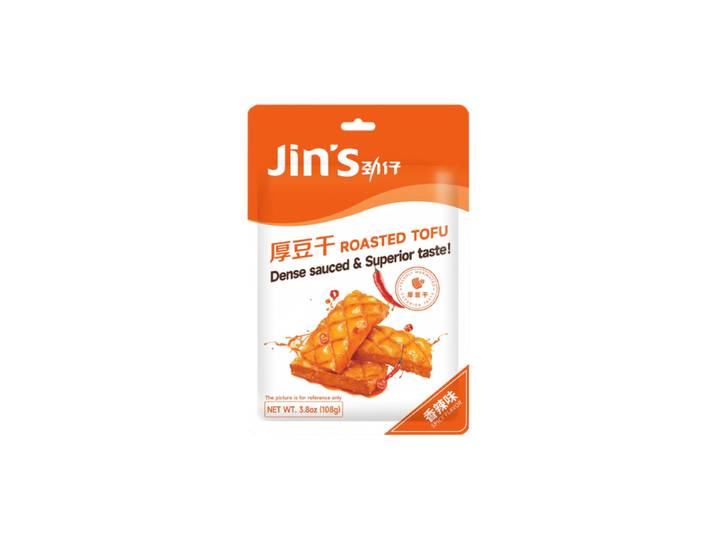 Jin Zai Tofu Snack Pittige Smaak 108 g (5 Individuele Pakjes)