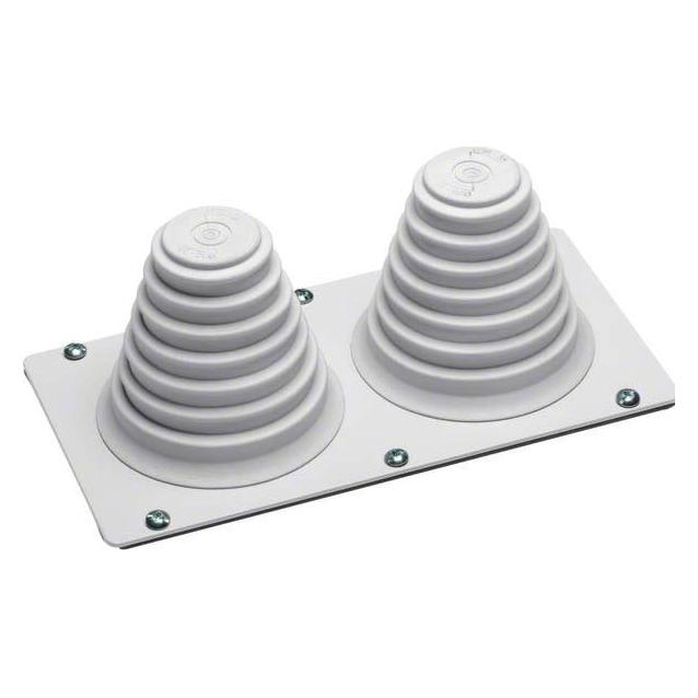 Hager HAG FZ415N Kabeleinführung, universal 2 Kabel D=30-72mm (FZ415N)