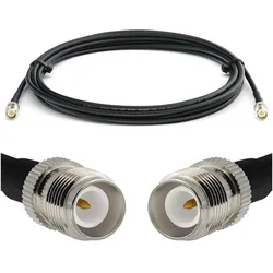Rangeful RP-TNC Female to RP-TNC Female 20m RG58/U Coaxial Cable RG58-RPTNCF-RPTNCF-20 (Antennenkabel), Antennenkabel