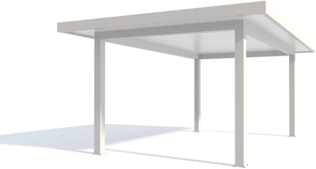 Wismar NFI Carport Style 500 x 600 cm weiß