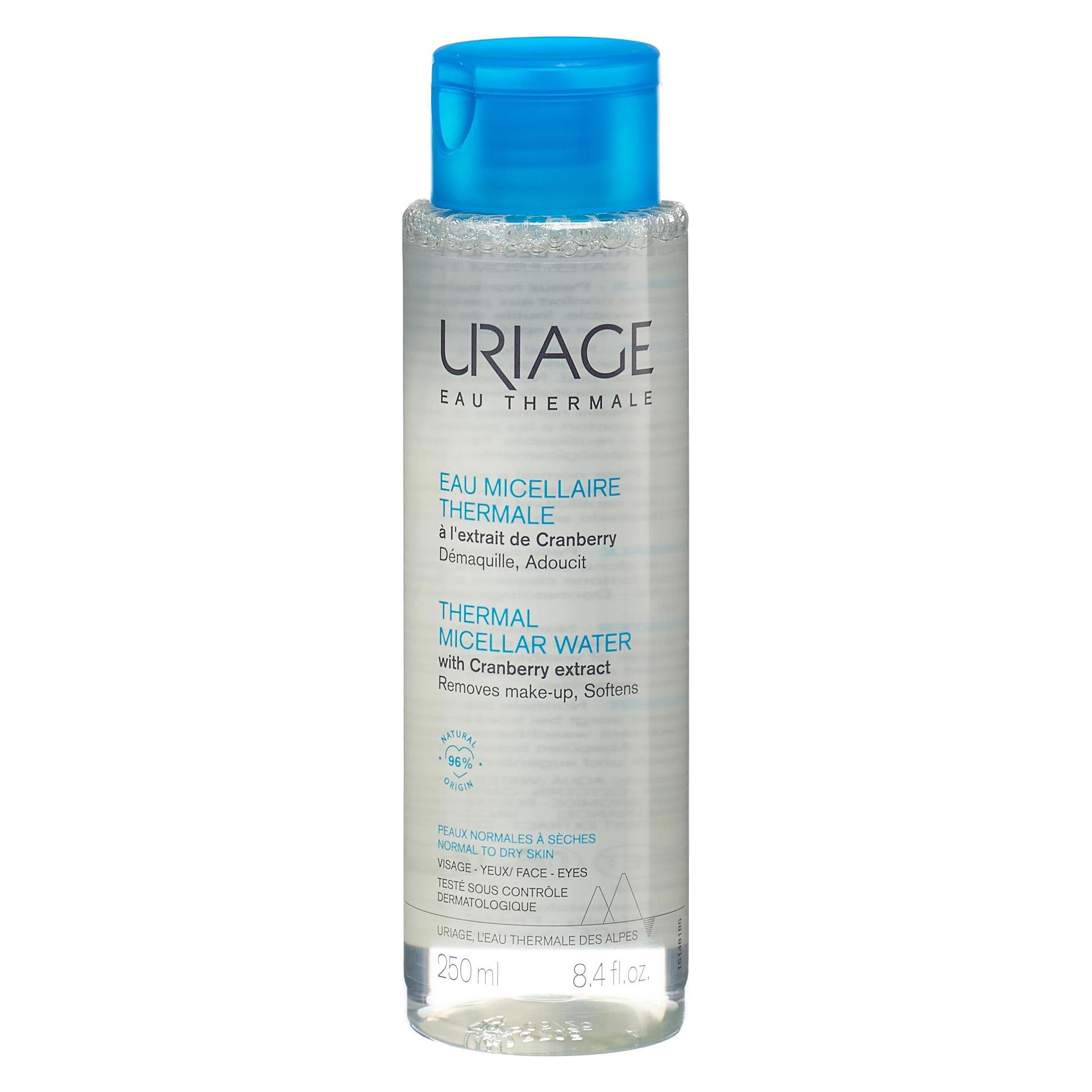 Uriage Mizellenwasser normale und trockene Haut liq (Make-Up Entferner, Mizellenwasser, 250 ml) (053529)