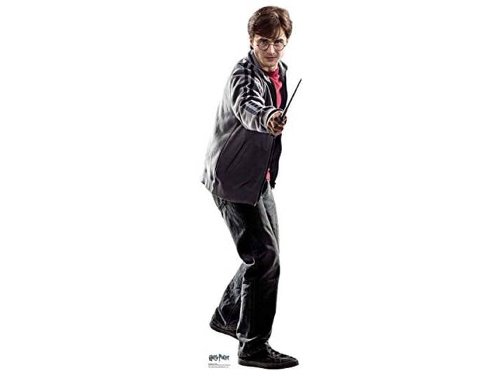 STAR CUTOUTS Issu des livres officiels Harry Potter Mini découpe en carton de Harry Potter (Daniel Radcliffe)\, 92 x 25 x 92 cm
