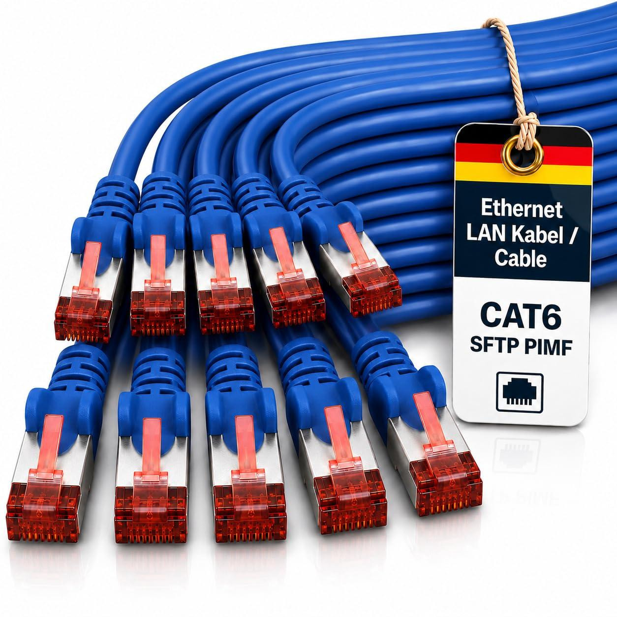 1Attack Cat6 S/FTP Internetkabel, 1 m