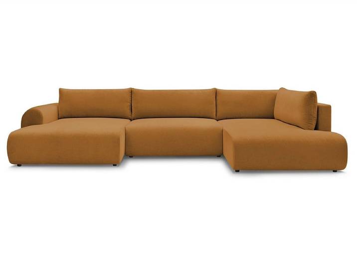 Wohnlandschaft BOBOCHIC LUCIEN Stoff gelb