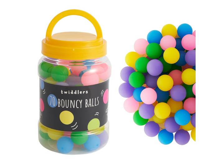 Gummiball Neon 70 Stück